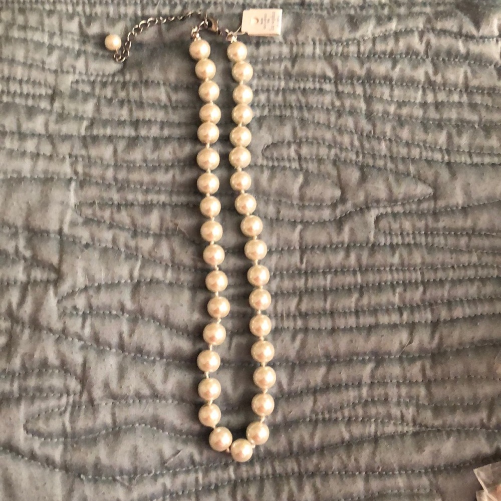 Lia Sophia Mystic Pearl adjustable necklace NEW - Picture 3 of 4